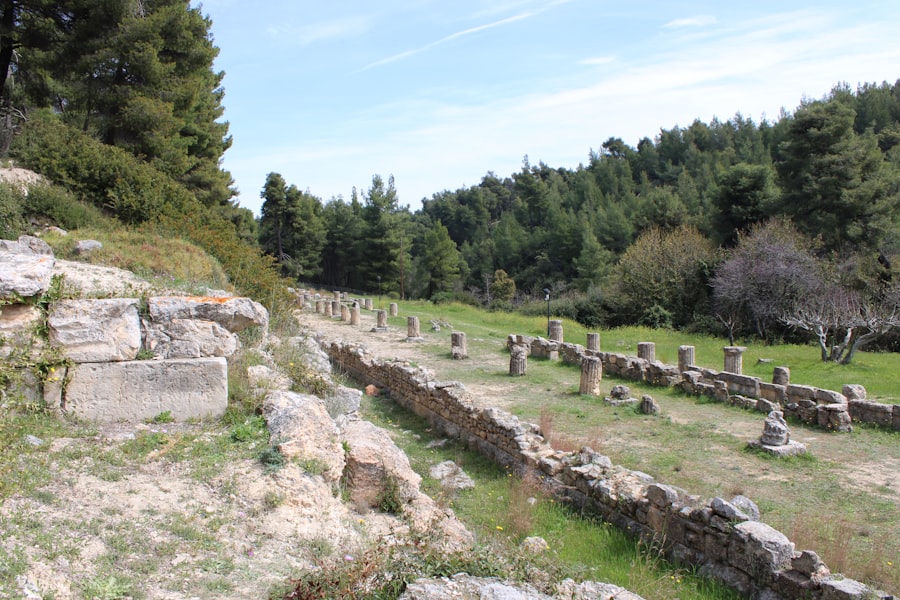 ancient reservoir ruins
