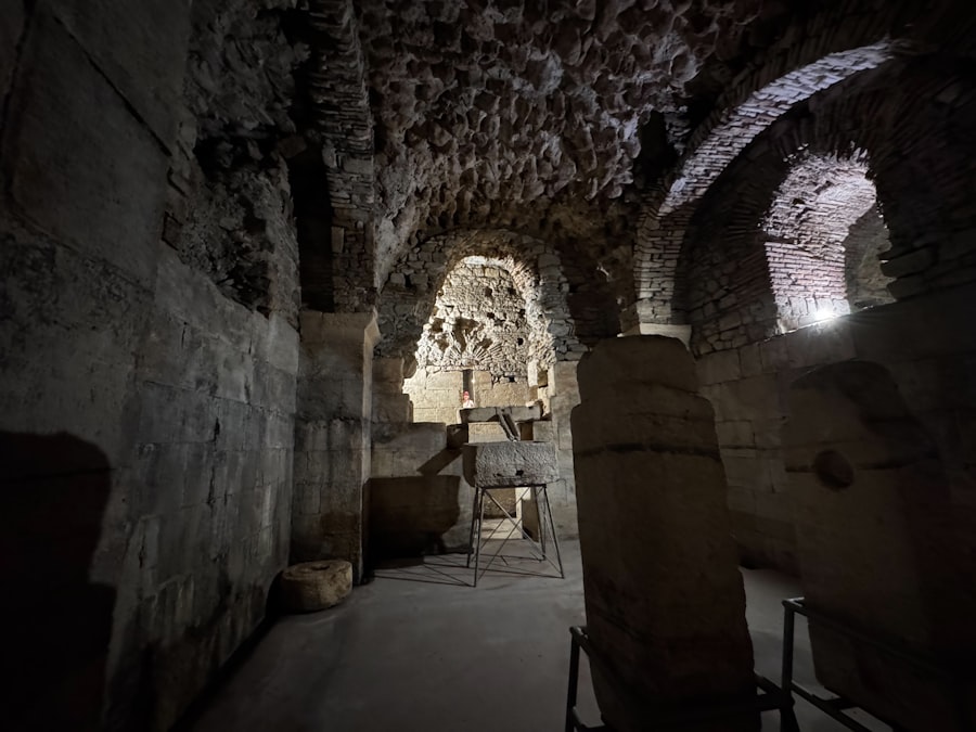 Photo ancient city sealed chamber discovery