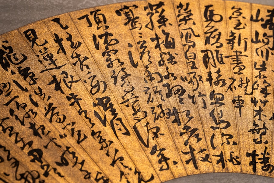 Photo ancient scribe secret writings