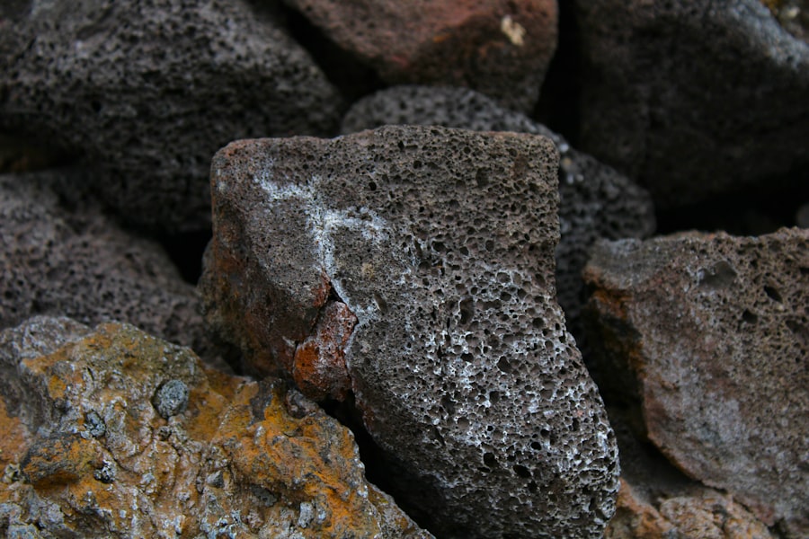 basalt cores