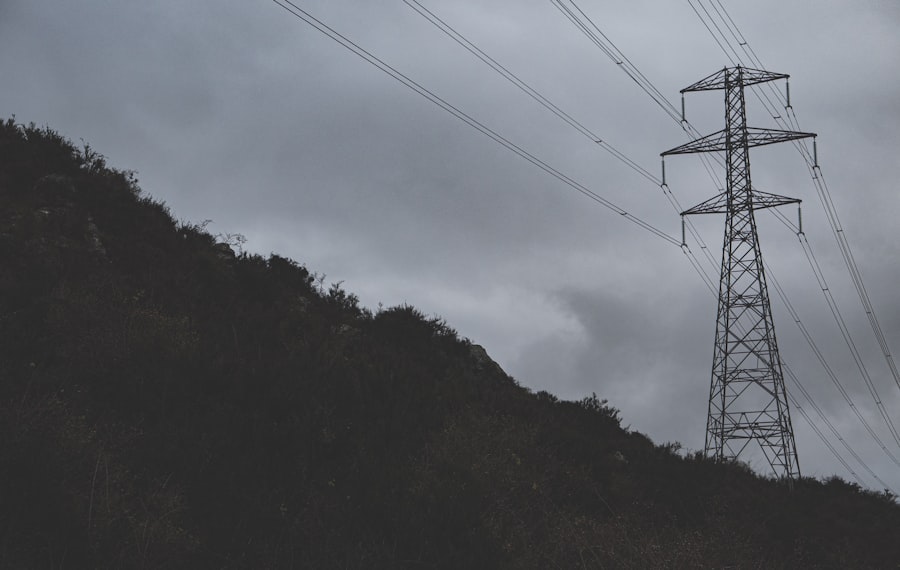 Photo decentralized power system suppression