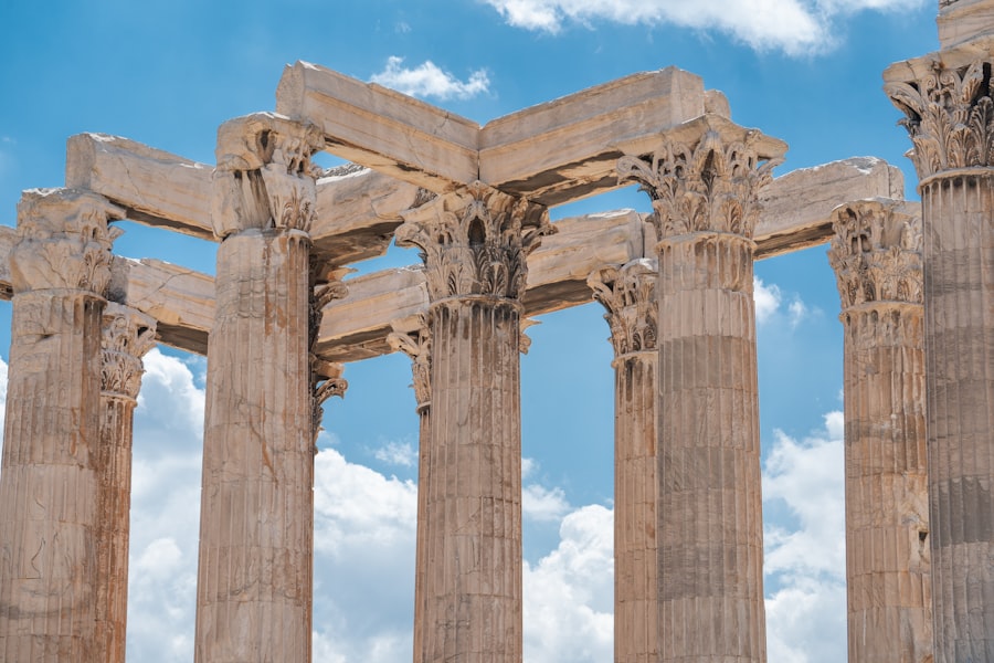 Photo greek civilization advanced technology