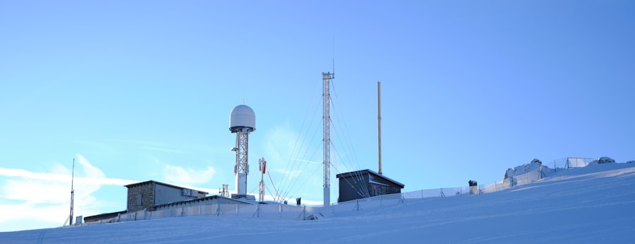Satellite ground stations Antarctic monitoring