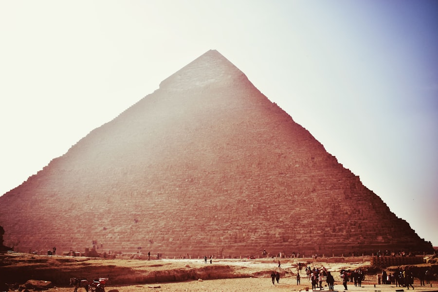 Photo pyramids built