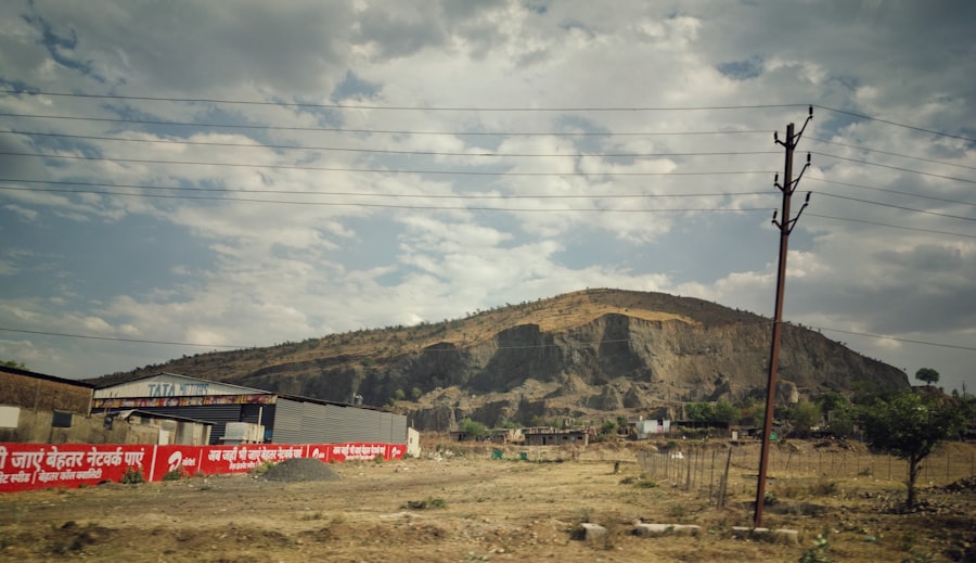 Photo mining community displacement relocation