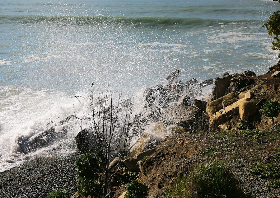 Photo coastal erosion