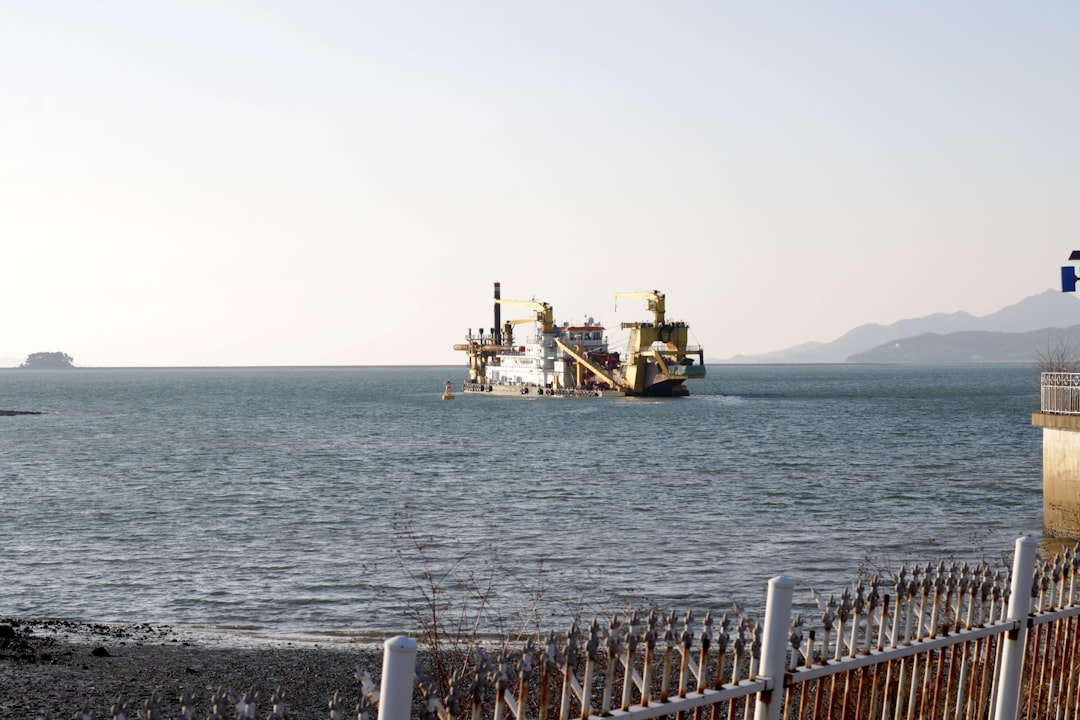 Photo dredging operations