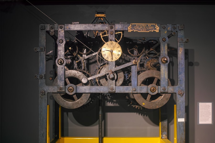 Photo ancient gears and clocks