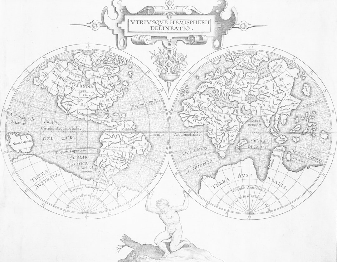 Photo ancient world map