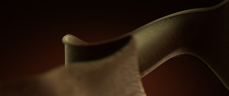 Photo damascus steel pattern