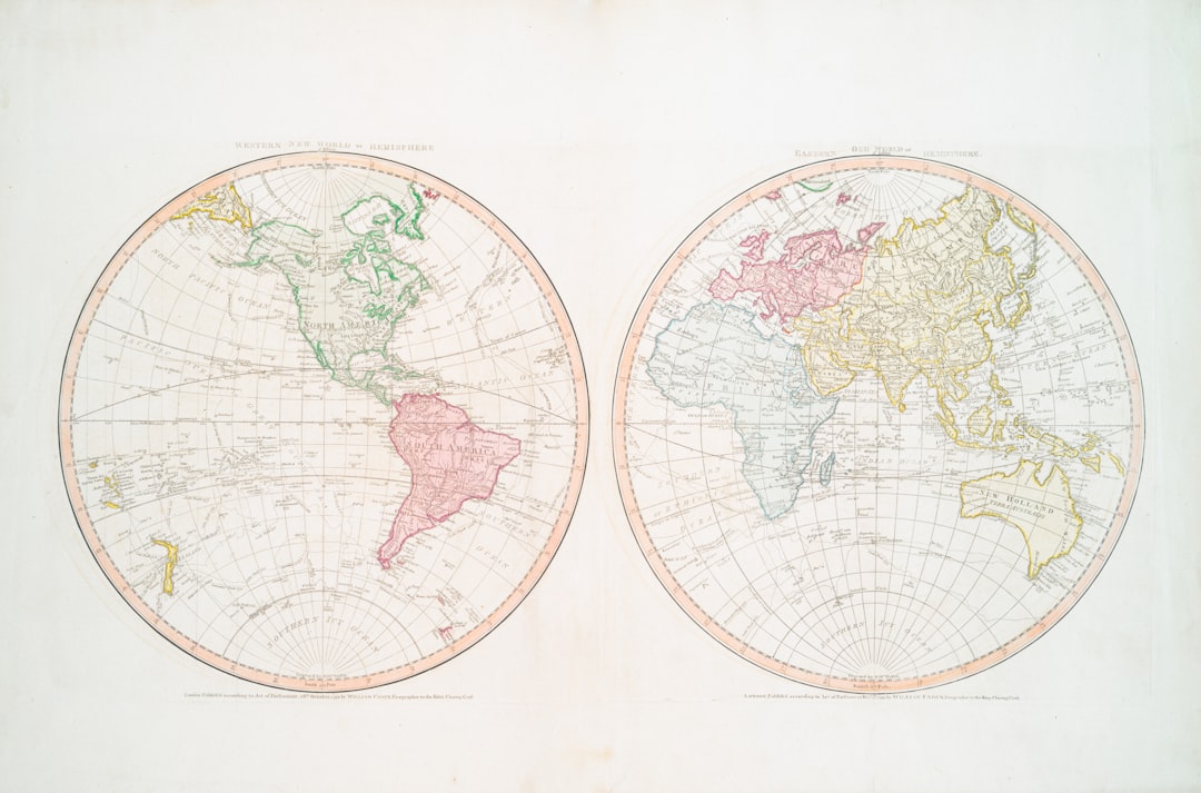 Photo maps lying