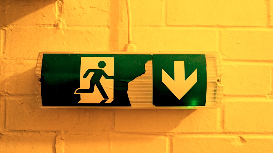 Photo evacuation routes
