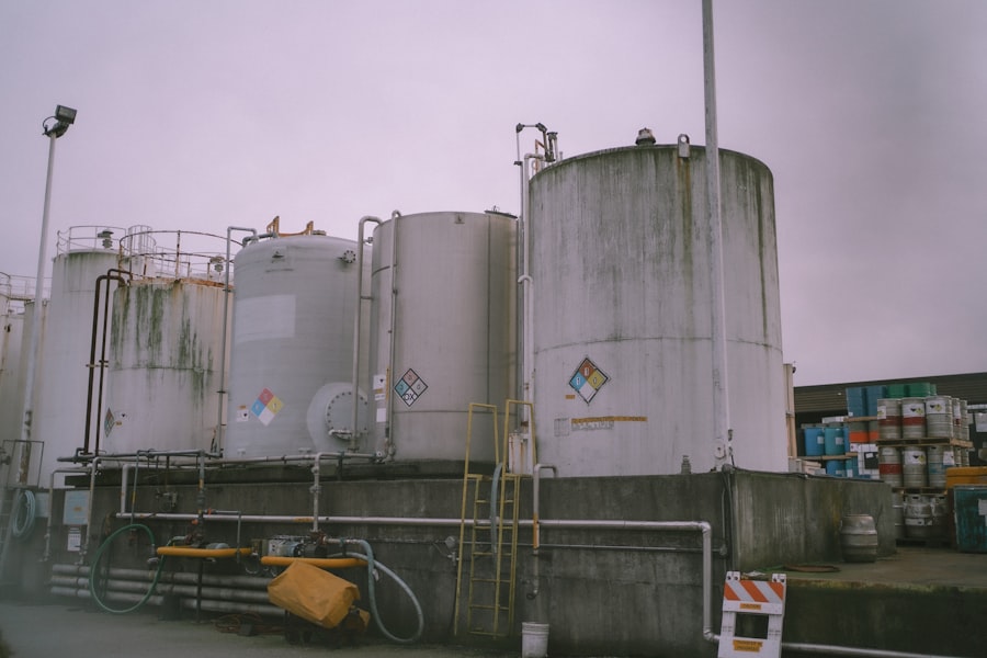 Photo refinery equipment