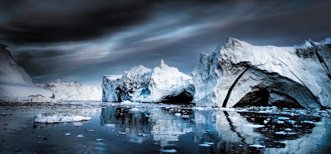Photo greenland ice structure
