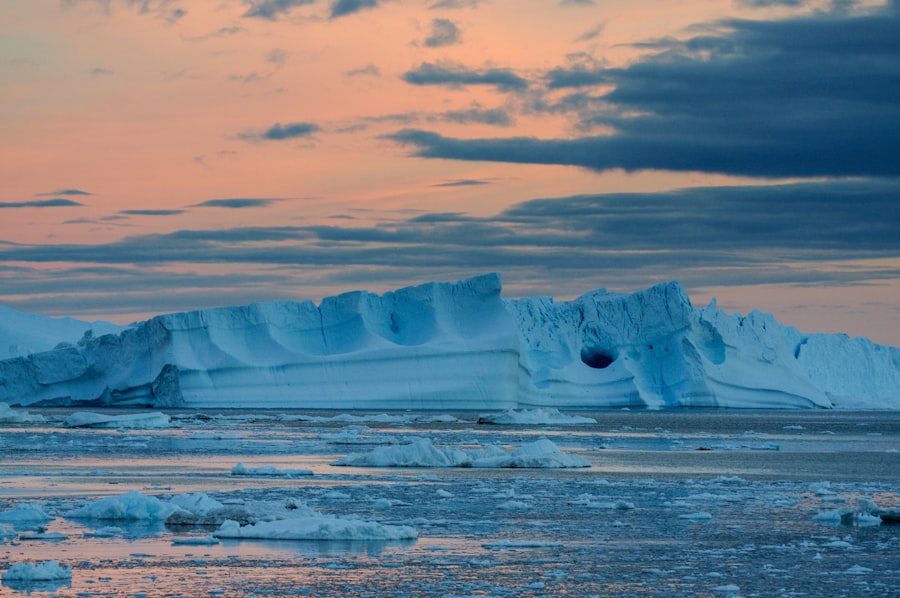 Photo greenland ice structure