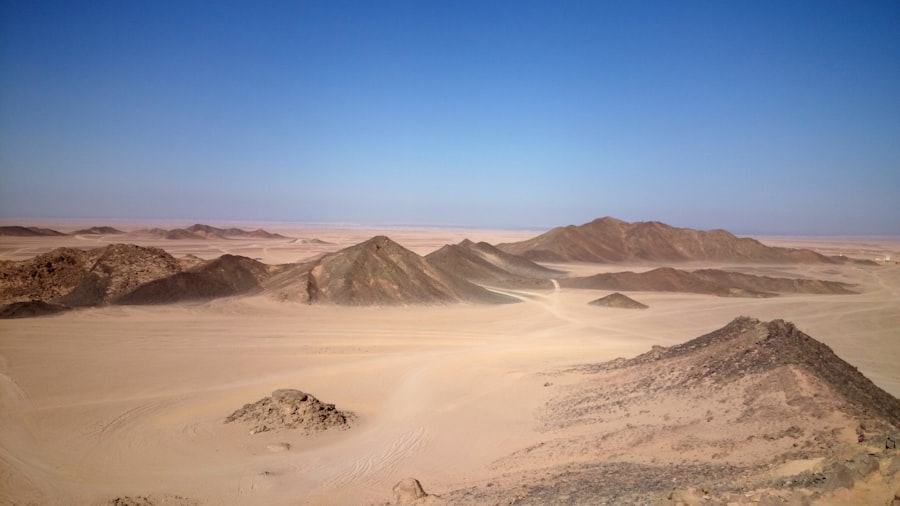 Photo sahara desert radar imagery