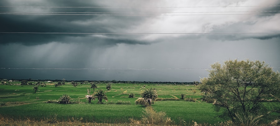 Photo Angkor, monsoon rains