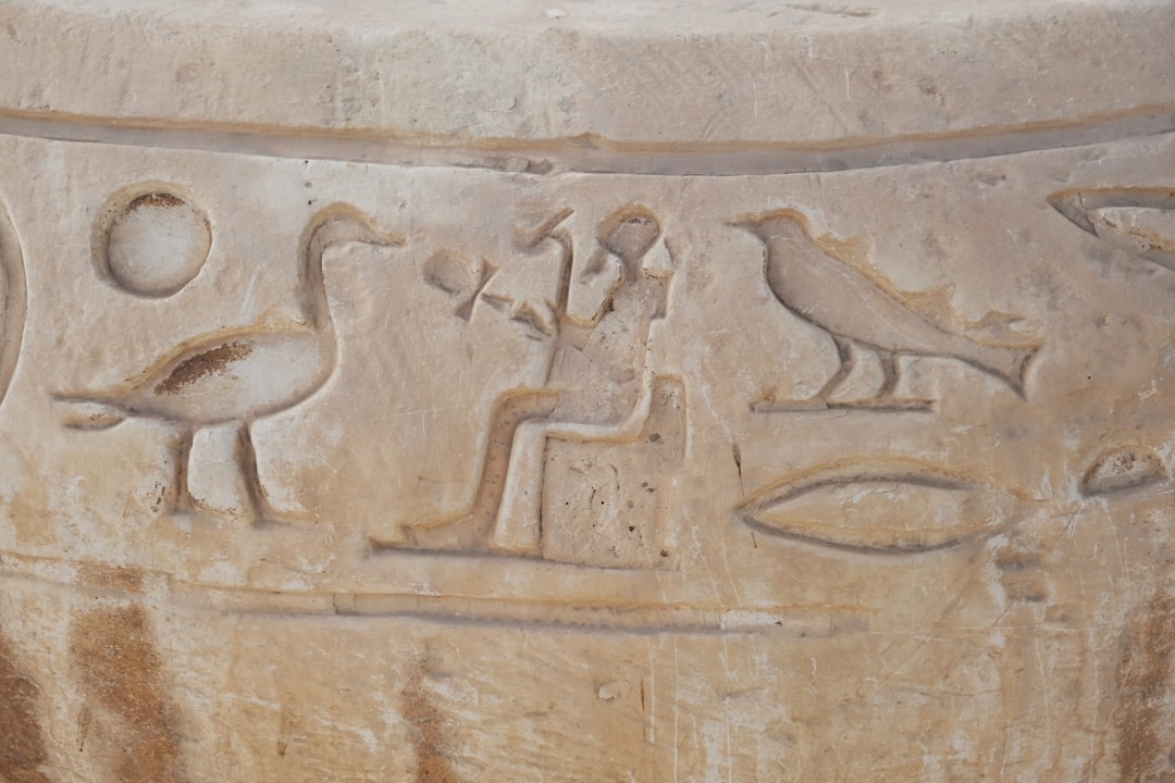 Photo ancient egypt precision stonework