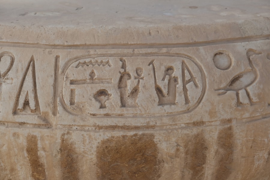 Photo ancient egypt precision stonework