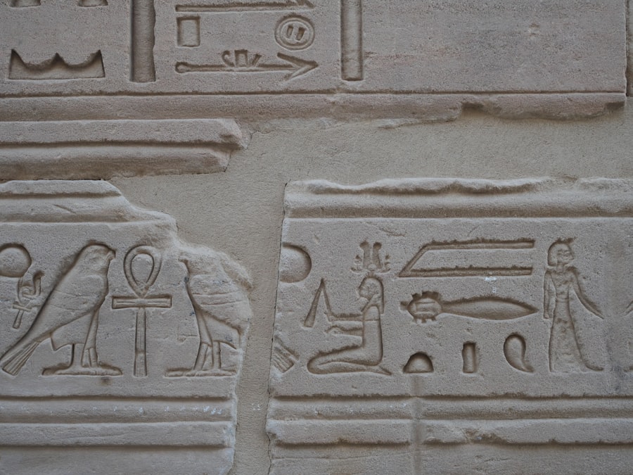 Photo ancient egypt machine marks