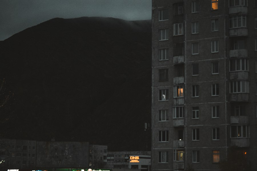Soviet town Arctic