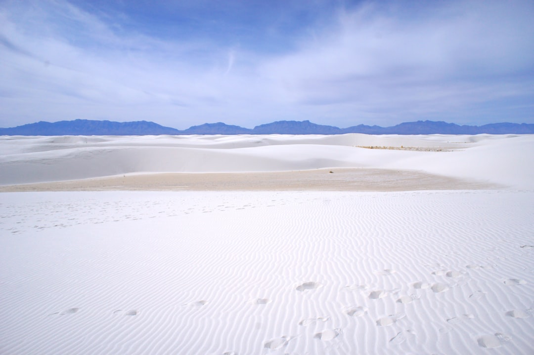 Photo White Sands footprints