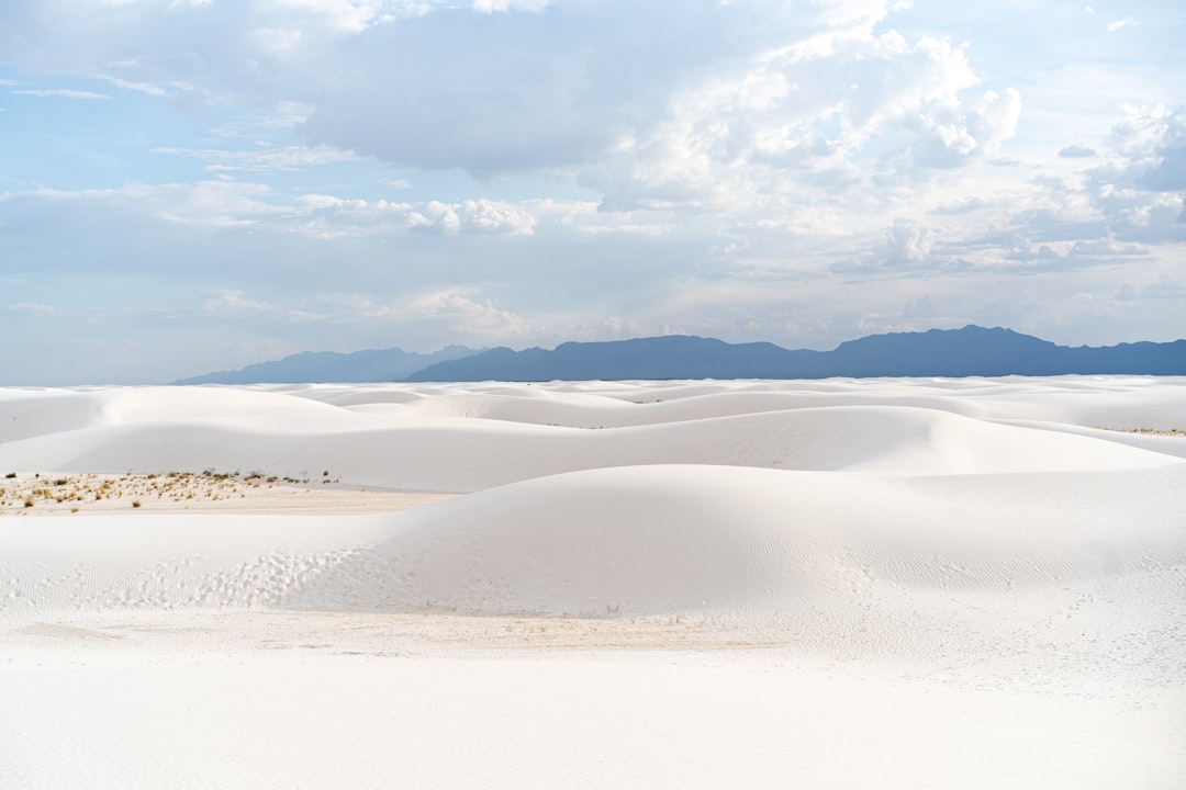 Photo White Sands Ice Age landscape