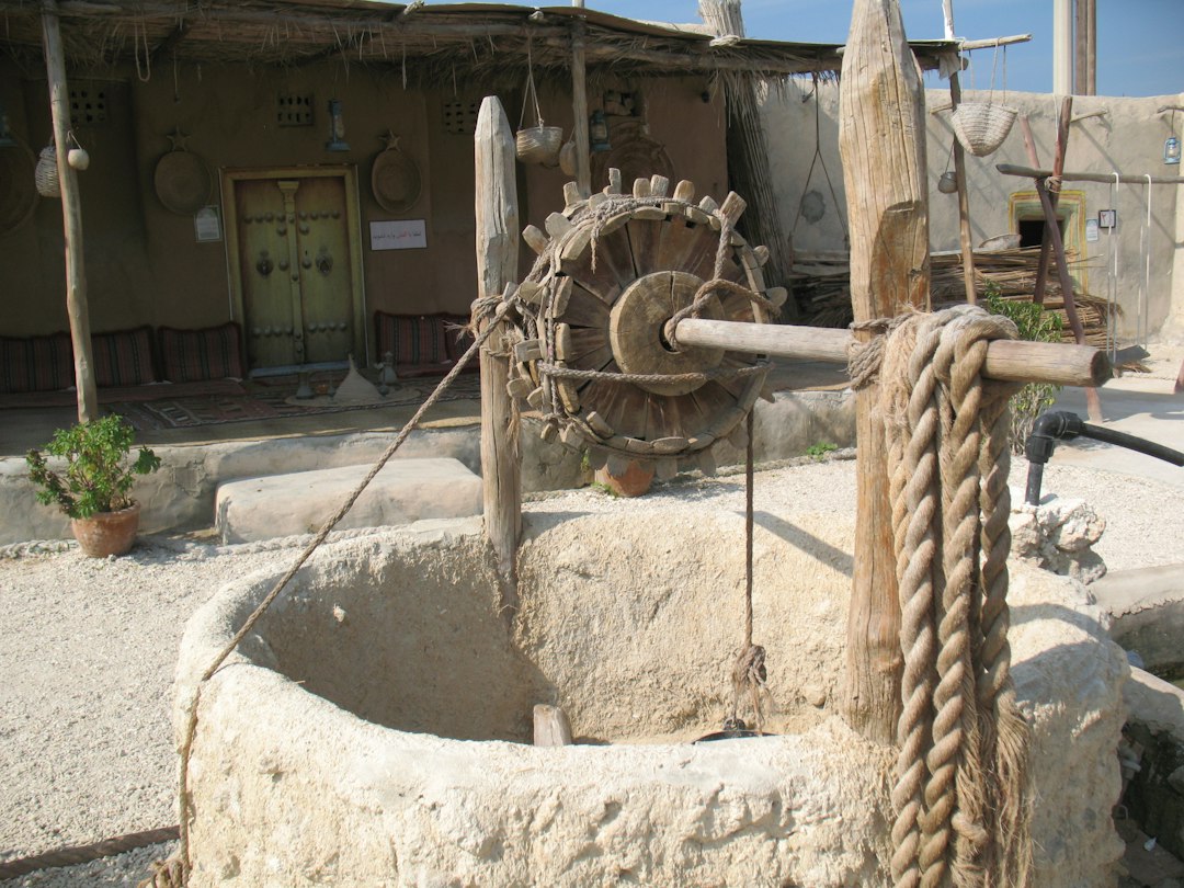 Photo ancient desert irrigation technology