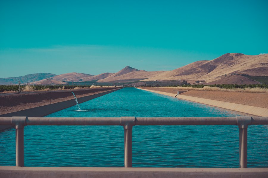 Photo ancient desert irrigation technology