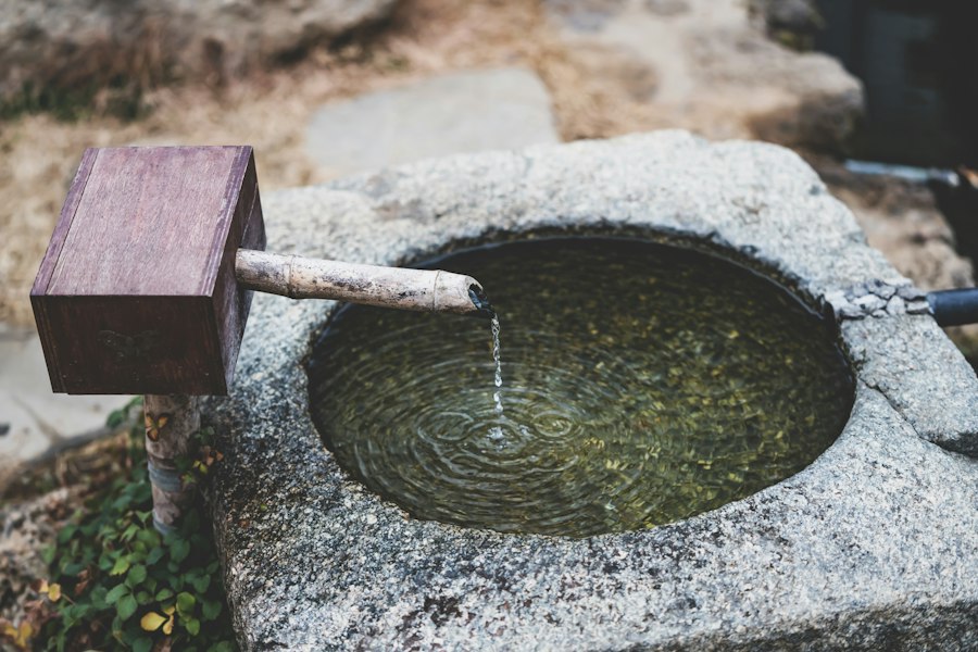 ancient gravity fed water system
